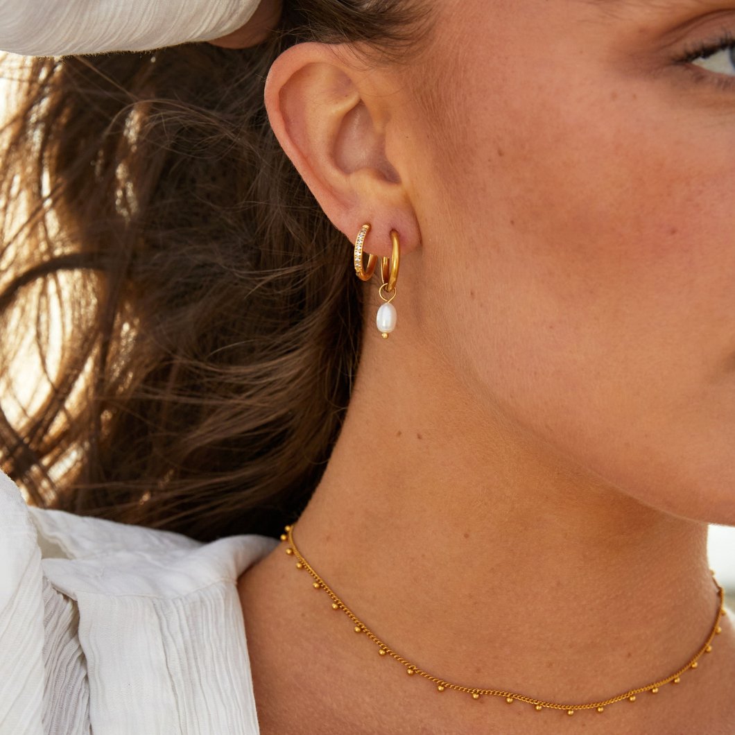 Boucles d'oreilles créoles Éternité