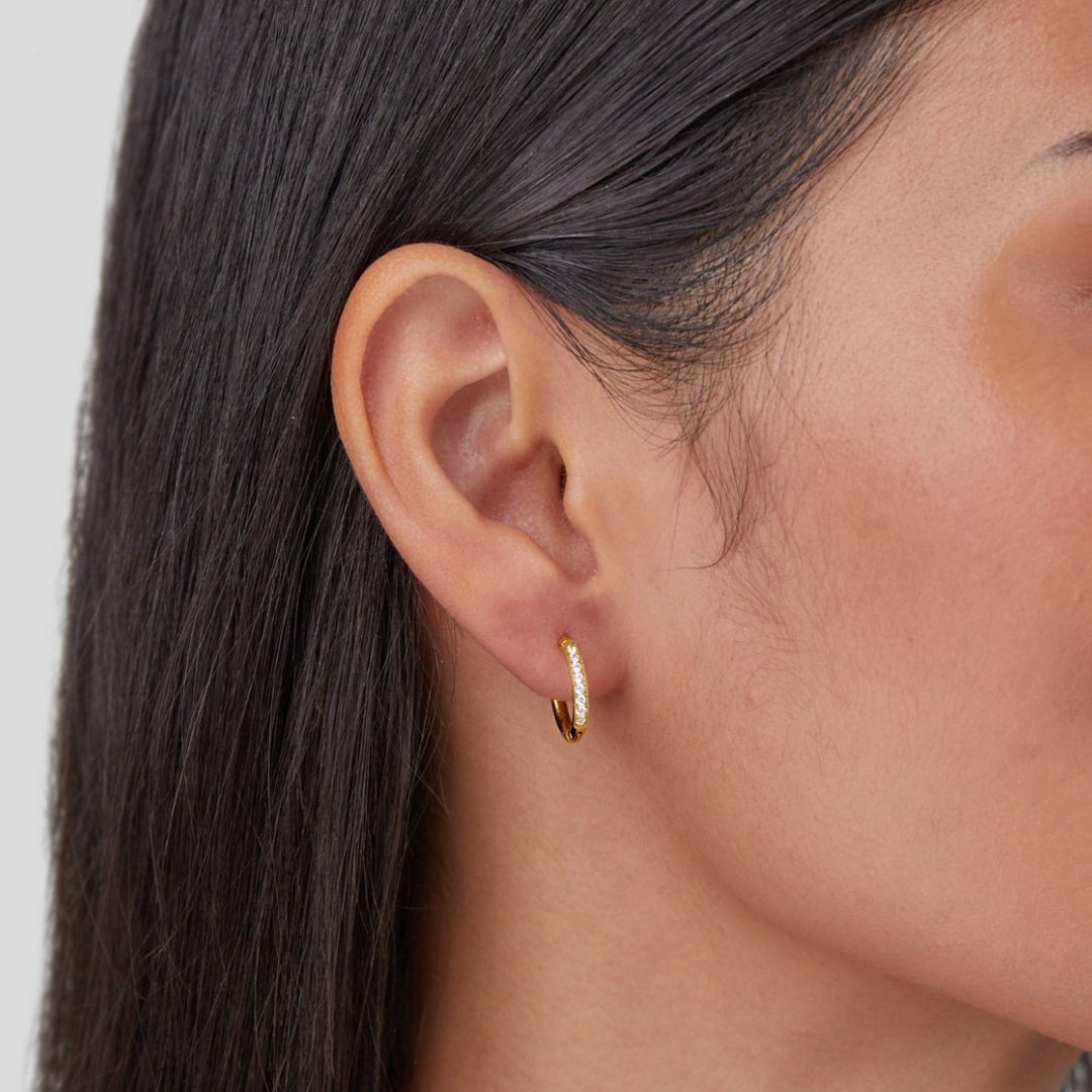 Boucles d'oreilles créoles Éternité