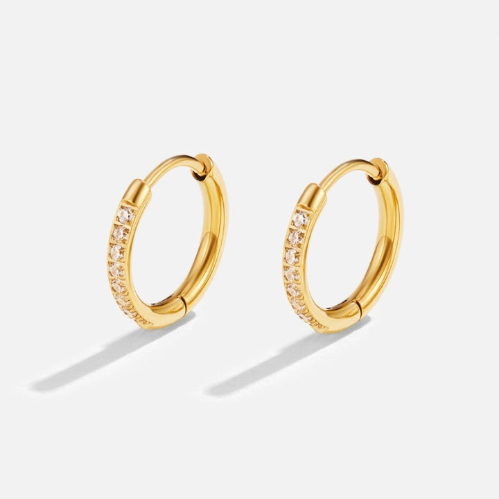 Boucles d'oreilles créoles Éternité