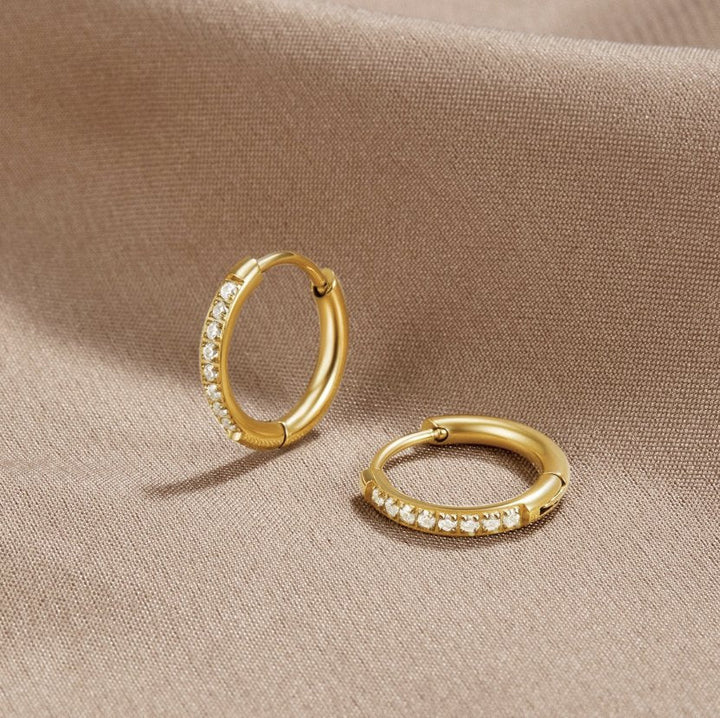 Boucles d'oreilles créoles Éternité