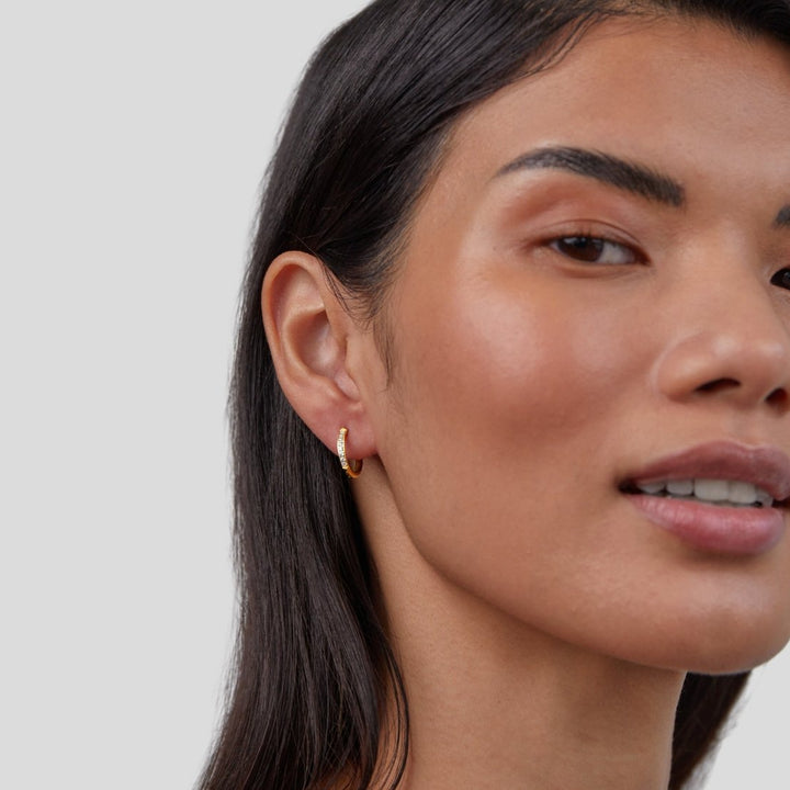 Boucles d'oreilles créoles Éternité