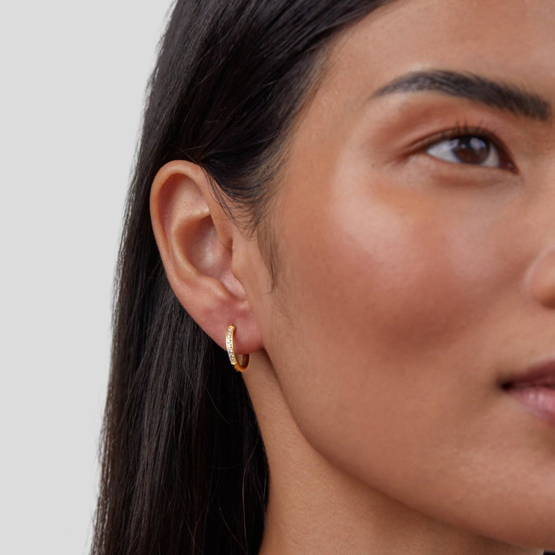 Boucles d'oreilles créoles Éternité
