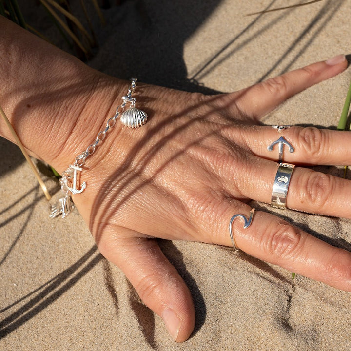 Seaside Heart Charm Bracelet