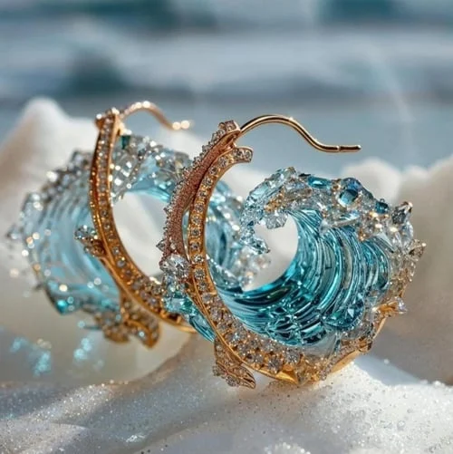 Ocean's Whisper Earrings