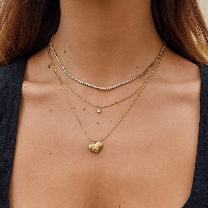 Golden Radiance Necklace: Cordelia